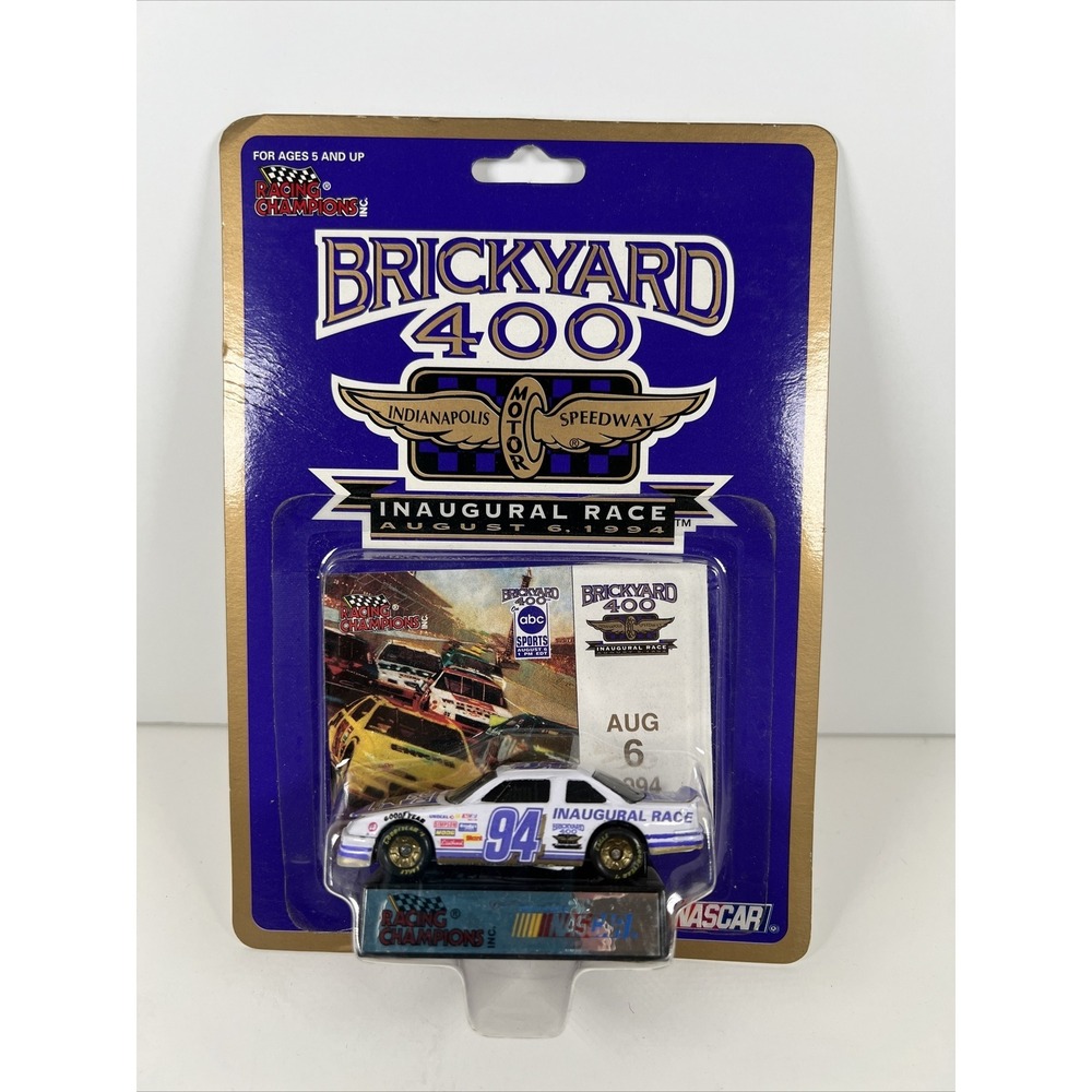 Sealed Rare Racing Champions Brickyard 400 Inaugural Race 1994 1:64 Die Cast (4)